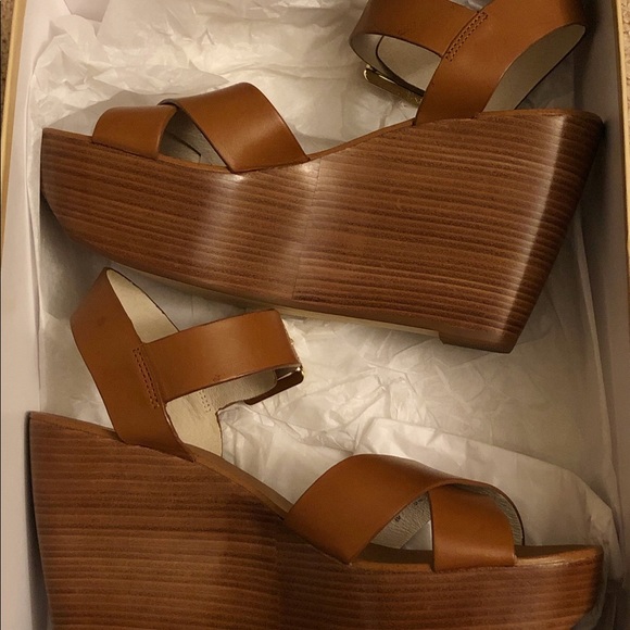 MK Peggy Wedge Sandals Woman’s size 8M - Picture 6 of 8